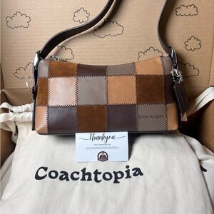 NWT Coachtopia Small (Alter Ego) Brown Patchwork CFG00 2026
